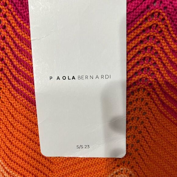 Paola Bernardi  MEL Crotchet mini SKIRT - PINK & CORAL Size S NWT$358 - Picture 8 of 8